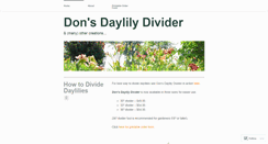 Desktop Screenshot of donsdaylilydivider.com