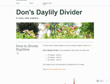 Tablet Screenshot of donsdaylilydivider.com